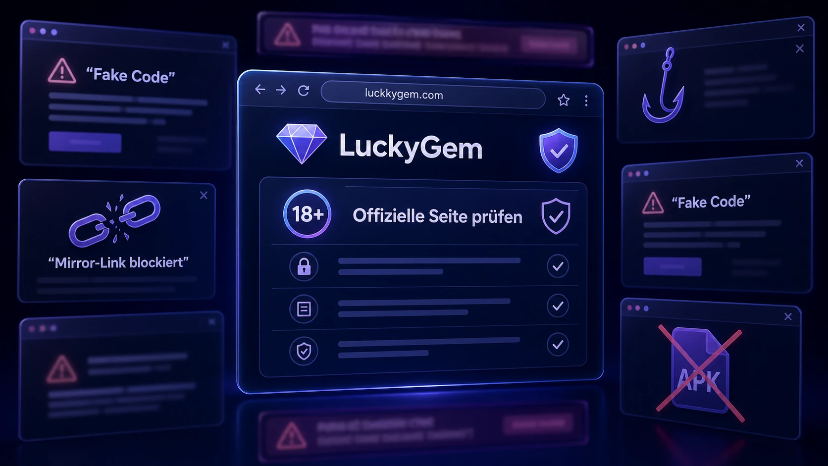 Fake Bonus Codes und unseriöse Bonus-Seiten