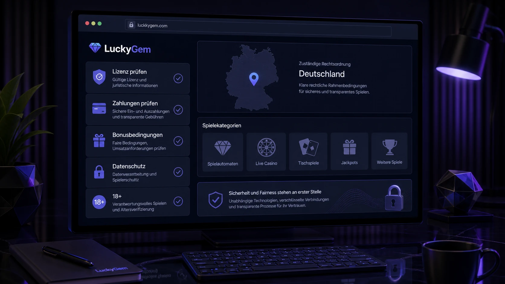 LuckyGem Casino Online: Was Nutzer prüfen sollten