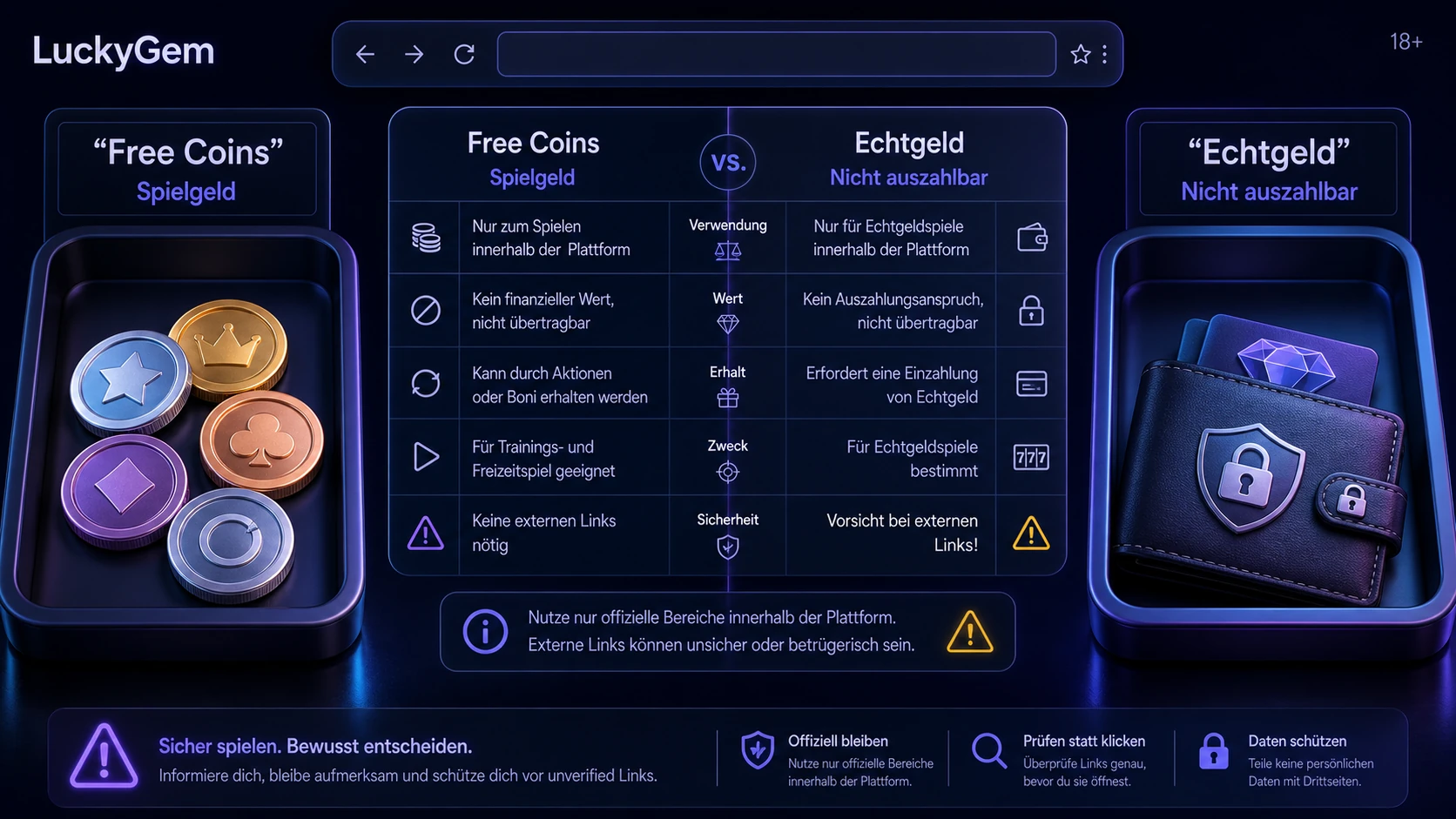 Lucky Gem Casino Free Coins: Echtes Geld oder Spielguthaben?